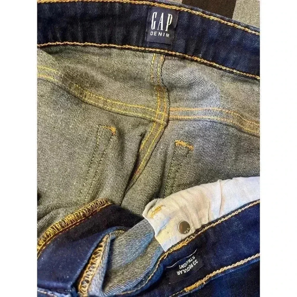 GAP-regular straight leg denim jeans size 33 - Picture 3 of 4